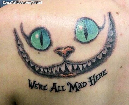 Tatuaje de Cheshire, Gatos, Cuentos