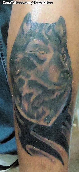 Foto de tatuaje Lobos, Tribales, Animales