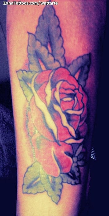 Tattoo photo Roses, Flowers