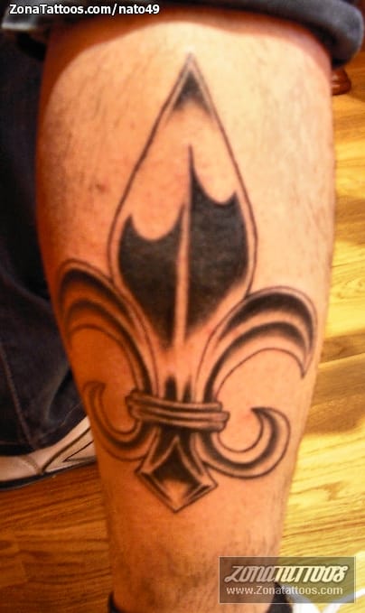 Tattoo photo Fleur de lis