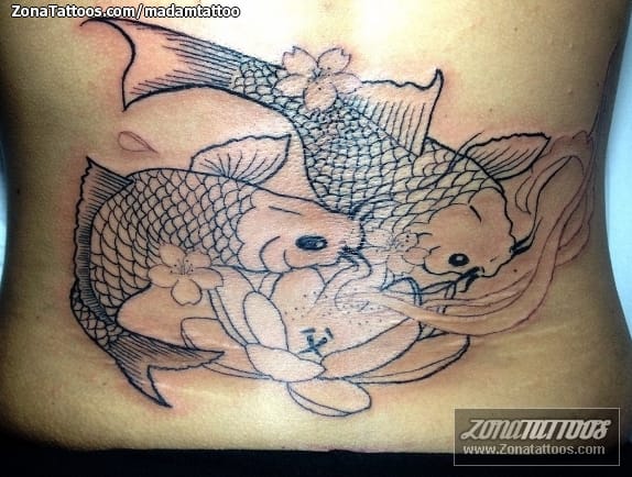 Tattoo photo Koi, Fish, Animals