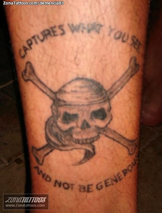 Foto de tatuaje Piratas, Calaveras