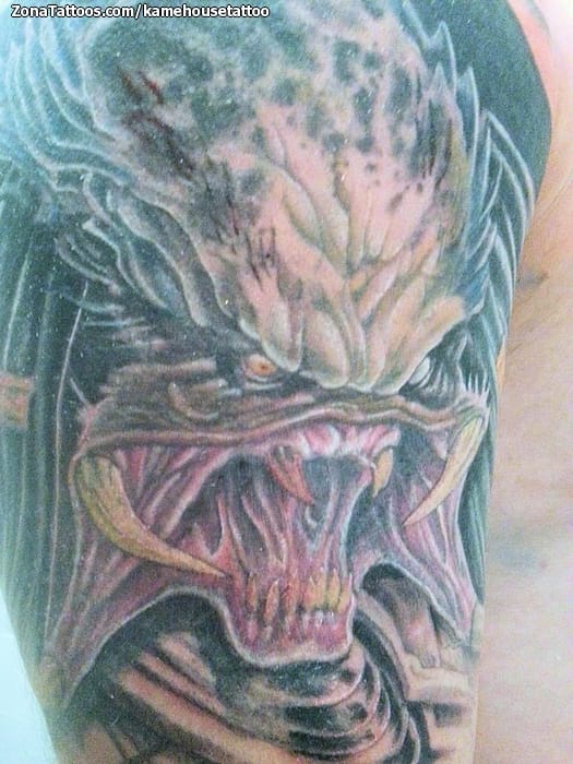 Foto de tatuaje Depredador, Cine, Aliens