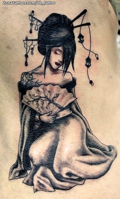 Foto de tatuaje Geishas, Orientales