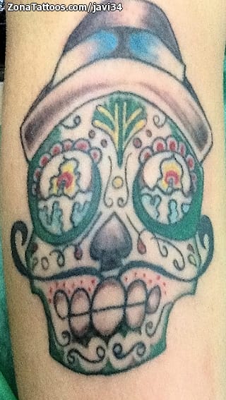 Foto de tatuaje Sugar Skull