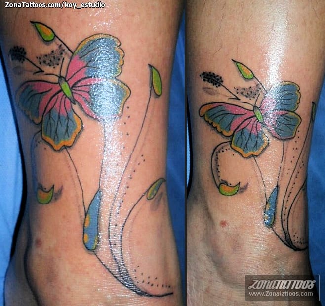 Foto de tatuaje Insectos, Mariposas