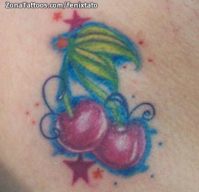 Foto de tatuaje Cerezas