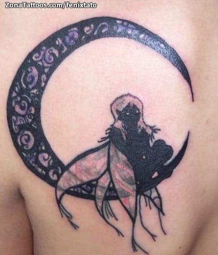 Tattoo photo Fairies, Fantasy, Moons