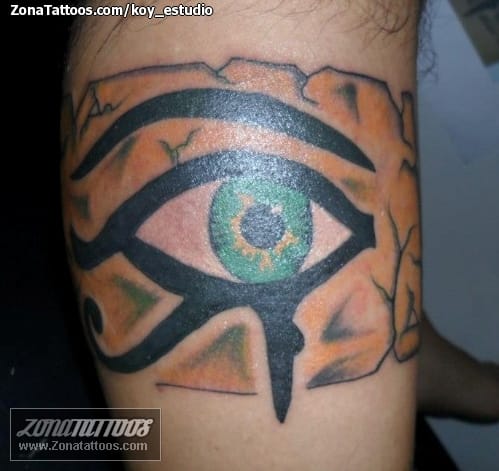 Tattoo photo Eye of Horus, Egyptian