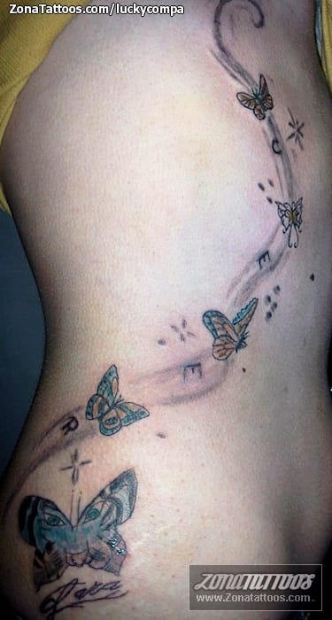 Foto de tatuaje Mariposas, Insectos