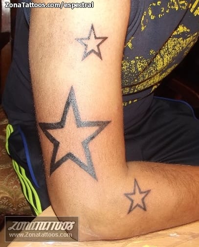 Tattoo photo Stars, Astronomy