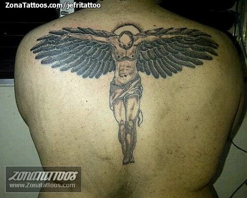 Tattoo photo Angels, Back