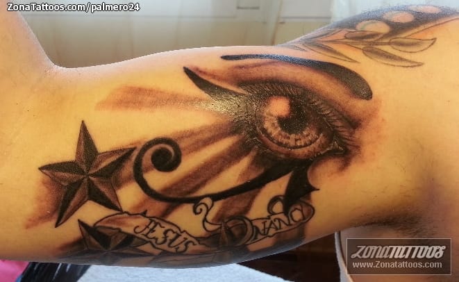 Foto de tatuaje Egipcios, Ojo de Horus, Ojos