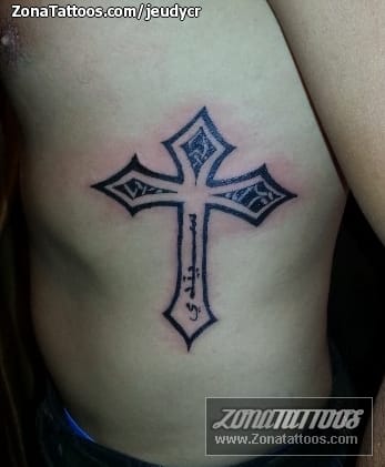 Tattoo photo Crosses, Back