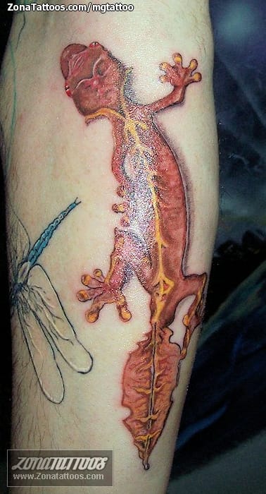 Foto de tatuaje Lagartos, Animales