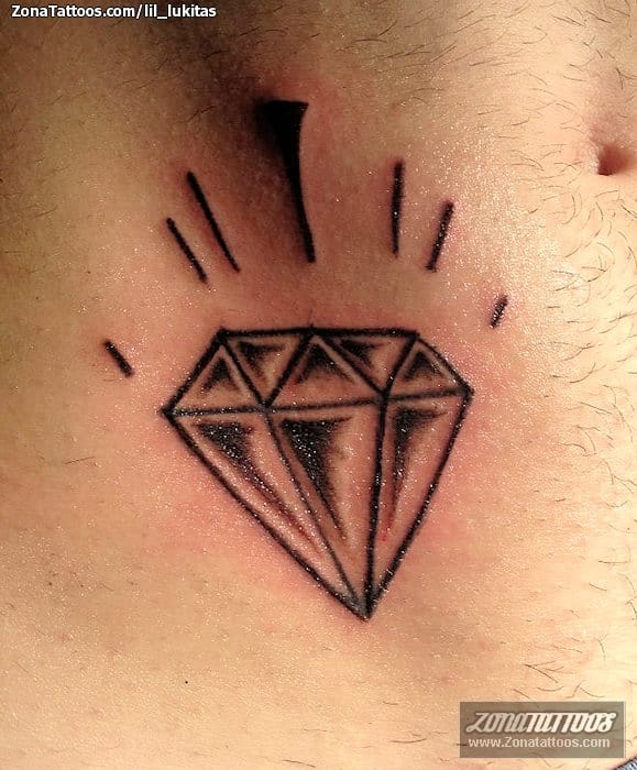 Foto de tatuaje Diamantes