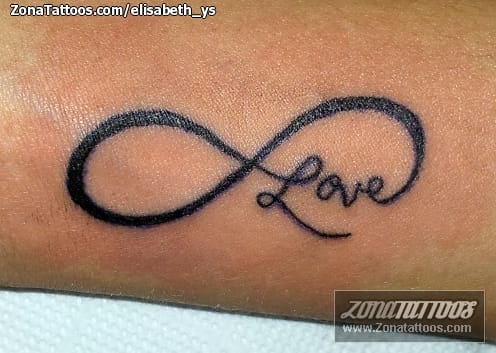 Foto de tatuaje Símbolos, Infinitos, Love