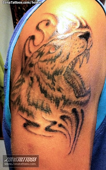 Foto de tatuaje Tribales, Tigres, Animales