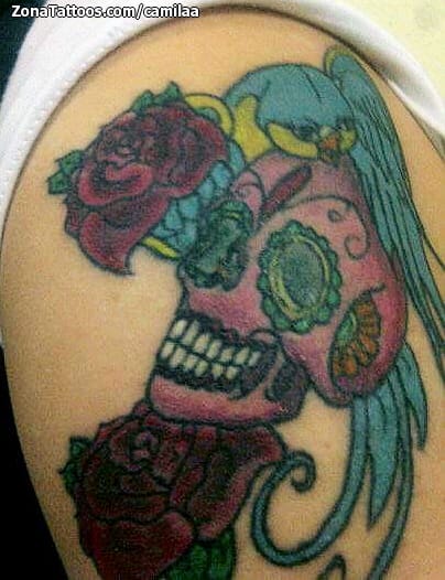 Foto de tatuaje Sugar Skull