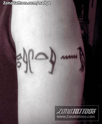 Tattoo photo Egyptian, Bracelets, Hieroglyphics