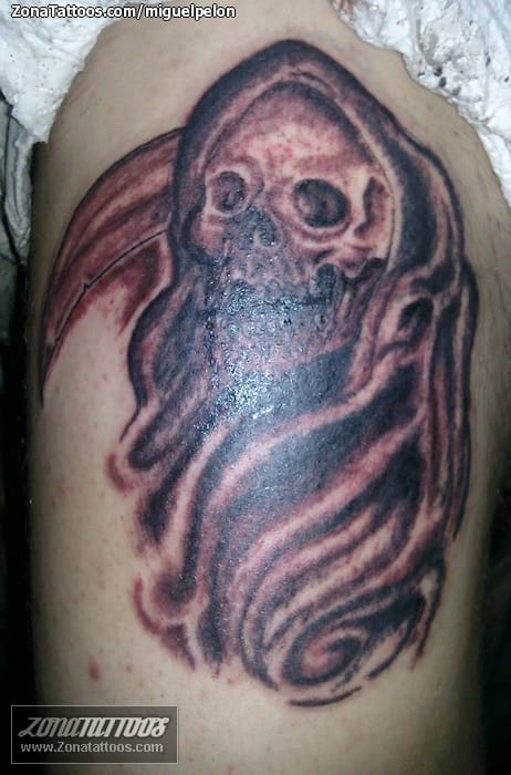 Tattoo photo Grim Reapers, Skulls, Gothic