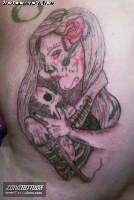 Tattoo photo Skulls, Catrina