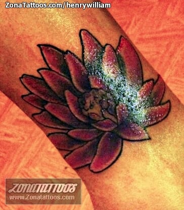 Foto de tatuaje Lotos, Flores