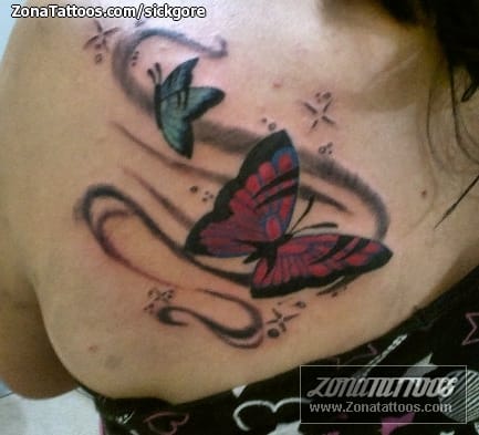 Foto de tatuaje Mariposas, Insectos