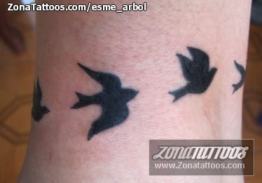 Foto de tatuaje Aves, Animales