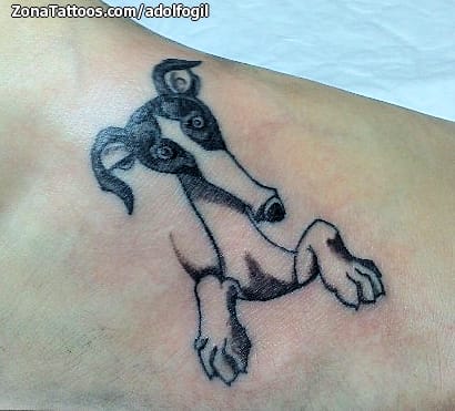 Tattoo photo Dogs, Animals