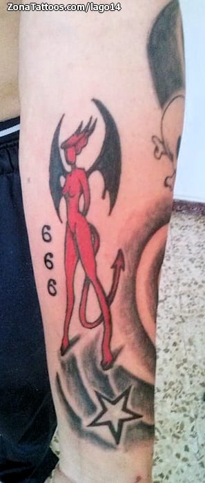 Foto de tatuaje Demonios