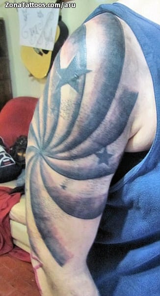 Foto de tatuaje Brazo, Estrellas, Astronomía