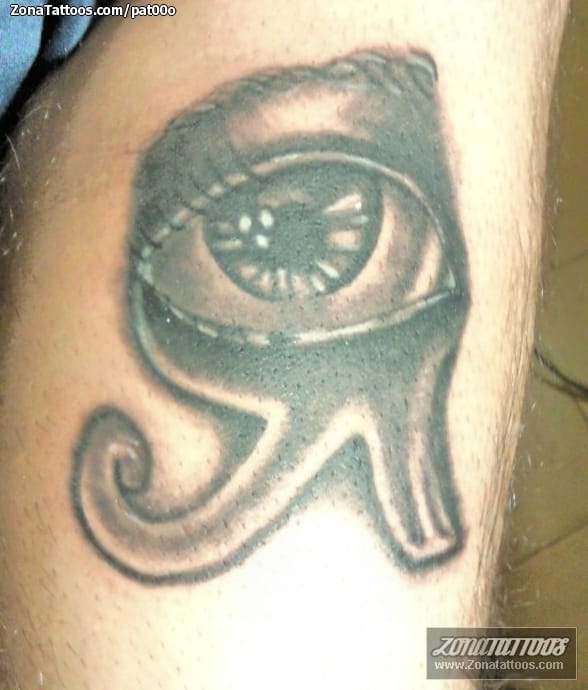 Foto de tatuaje Ojo de Horus, Egipcios