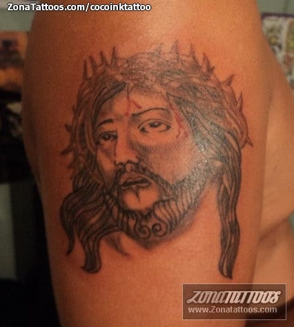 Tattoo photo Christ, Religious