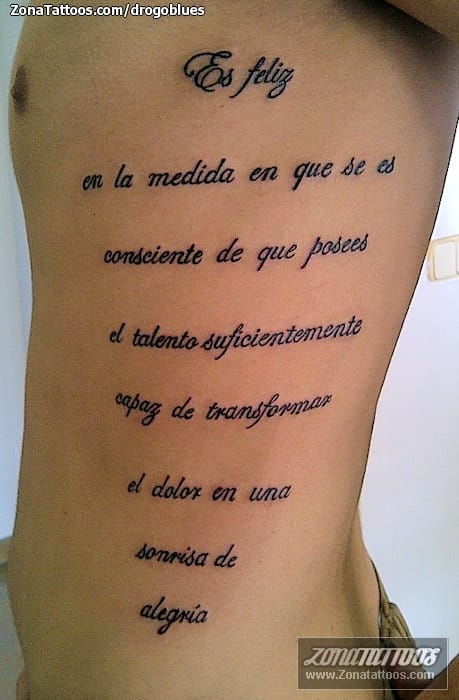 Foto de tatuaje Letras, Frases