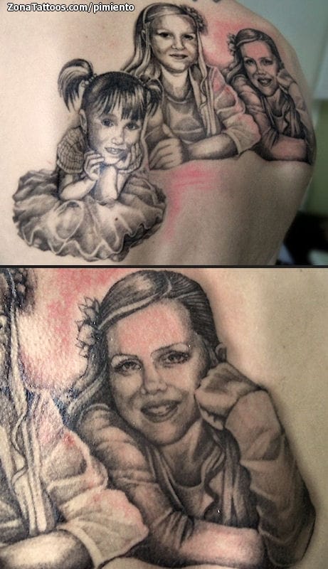 Foto de tatuaje Retratos, Personas