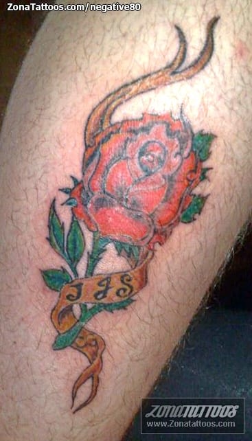 Tattoo photo Roses, Flowers