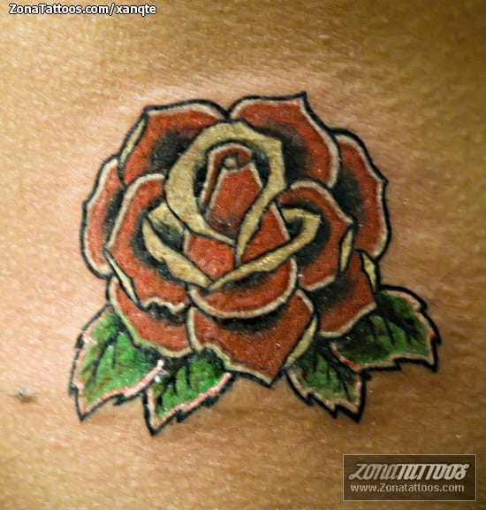 Tattoo photo Roses, Flowers