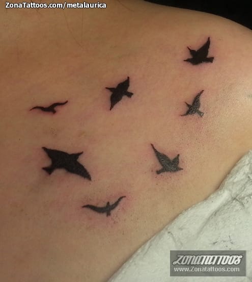 Foto de tatuaje Aves, Animales