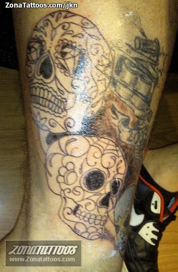 Foto de tatuaje Sugar Skull, Calaveras