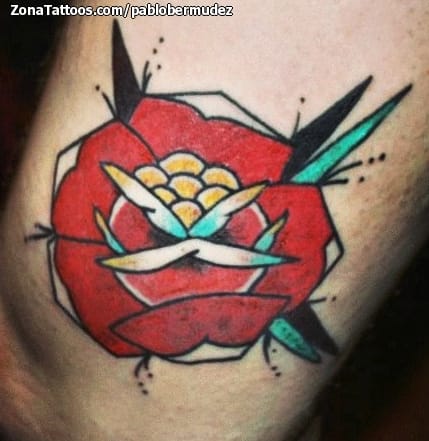 Foto de tatuaje Flores, Rosas