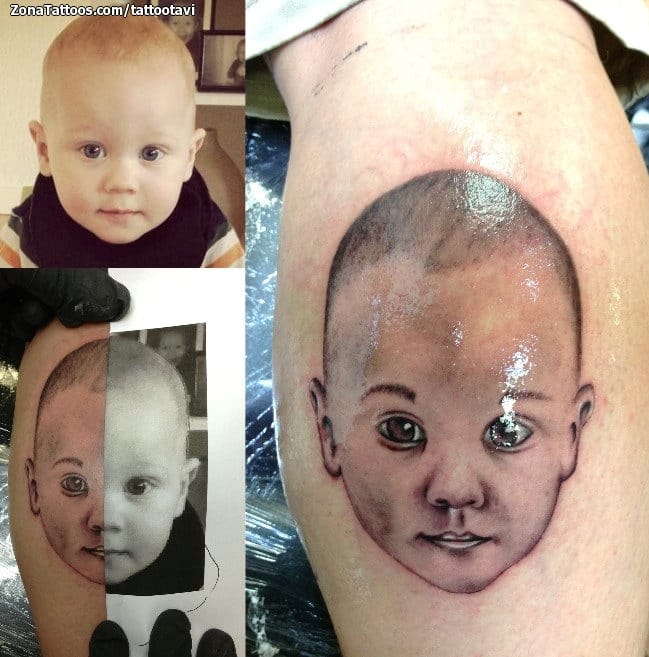 Foto de tatuaje Retratos, Rostros, Personas