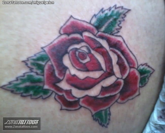 Tattoo photo Roses, Flowers