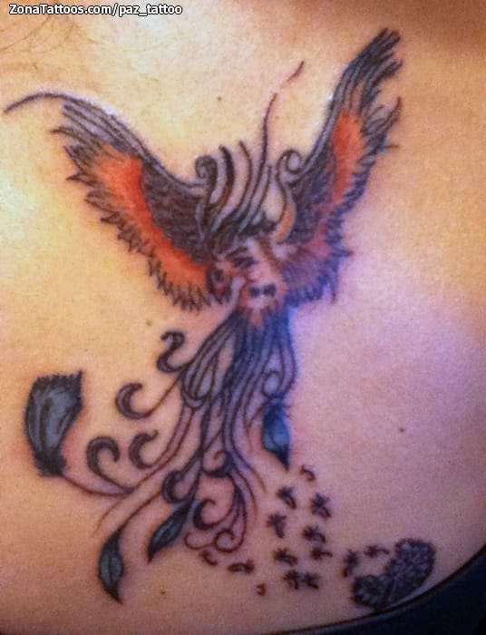 Tattoo photo Fantasy, Phoenix