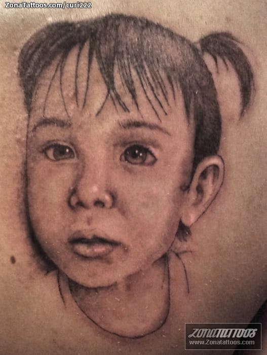 Foto de tatuaje Personas, Rostros, Retratos