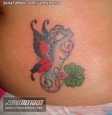 Tattoo photo Fairies, Clovers, Fantasy