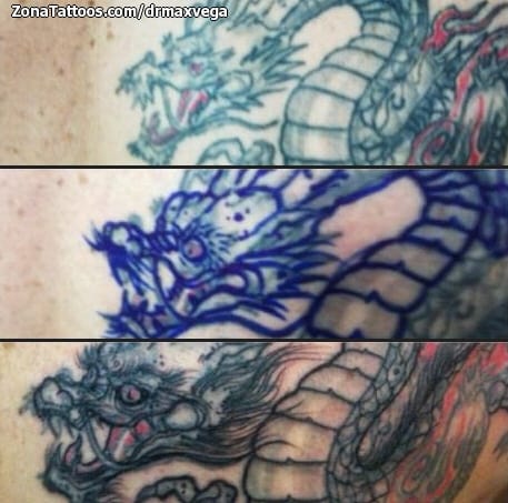 Foto de tatuaje Dragones, Orientales