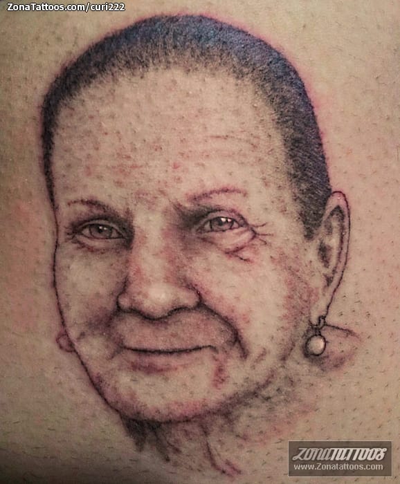 Foto de tatuaje Rostros, Personas, Retratos