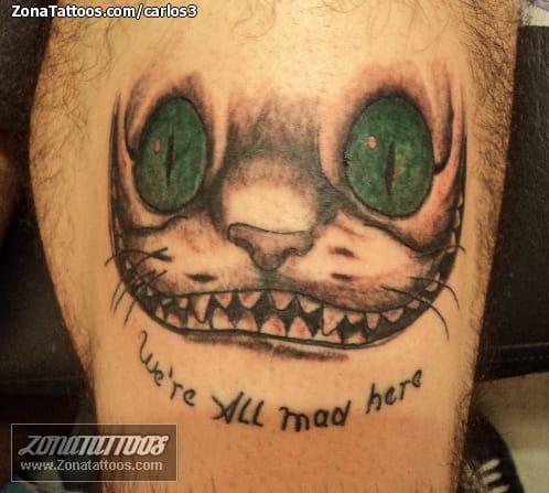 Foto de tatuaje Cheshire, Gatos, Animales