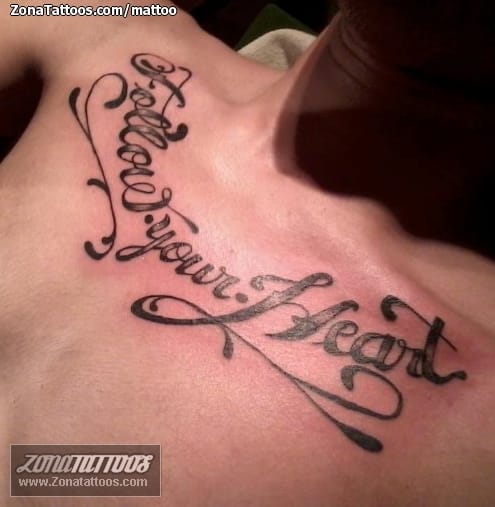 Tattoo photo Letters, Messages